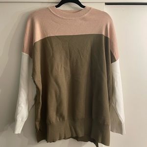 J.NNA color block sweater